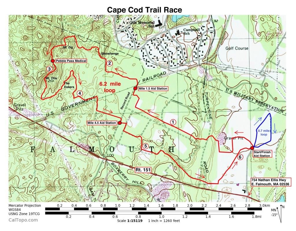 Course Map | Cape Cod Trail Race