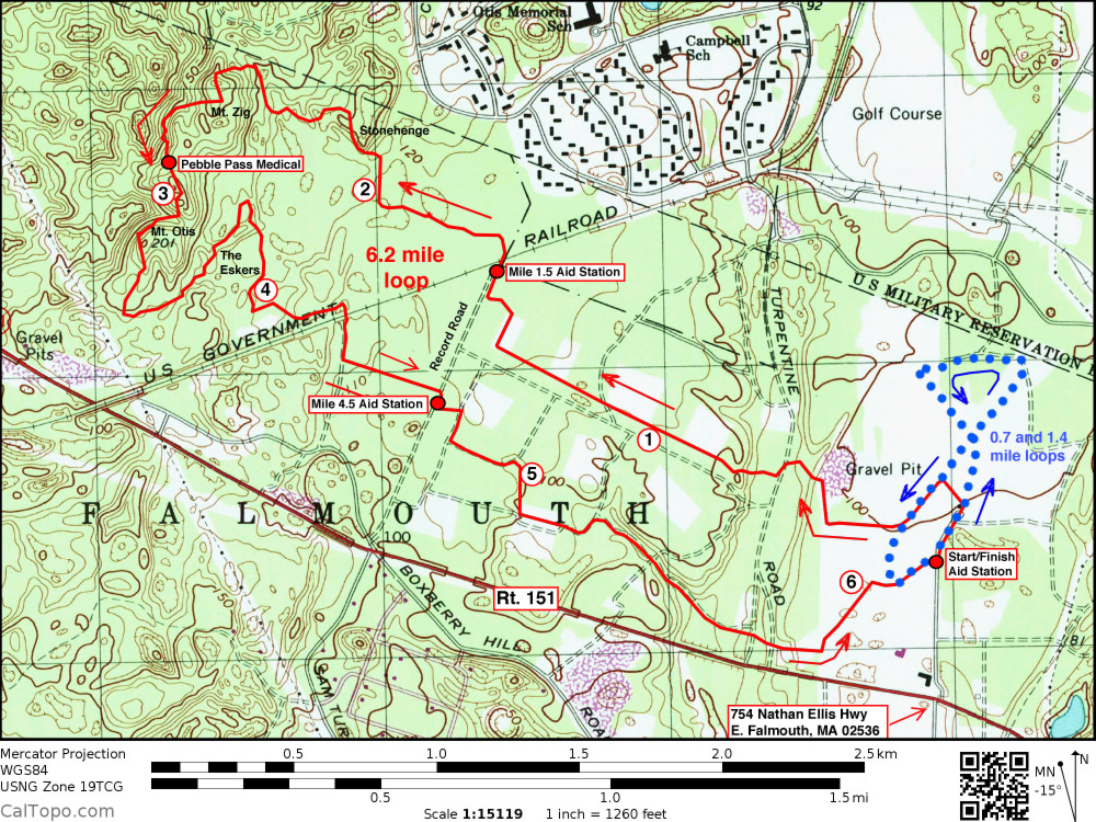 Course Map | Cape Cod Trail Race